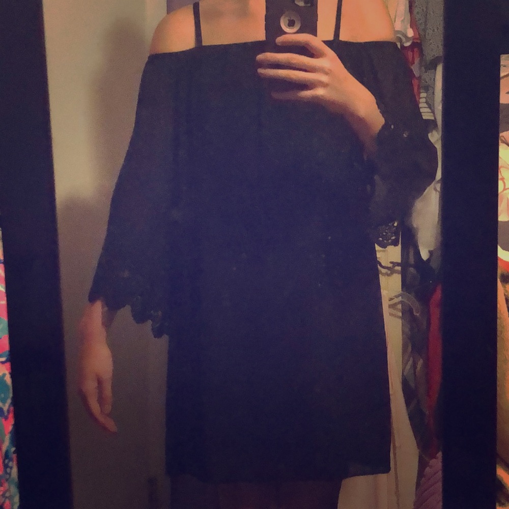 Cold shoulder dress